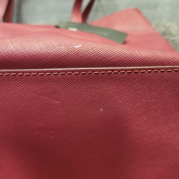 Marc By Marc Jacobs Tote Bag Womens One Size Red Canyon Leather Workwear - Picture 13 of 16